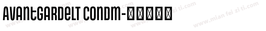 AvantGardeLT condm字体转换